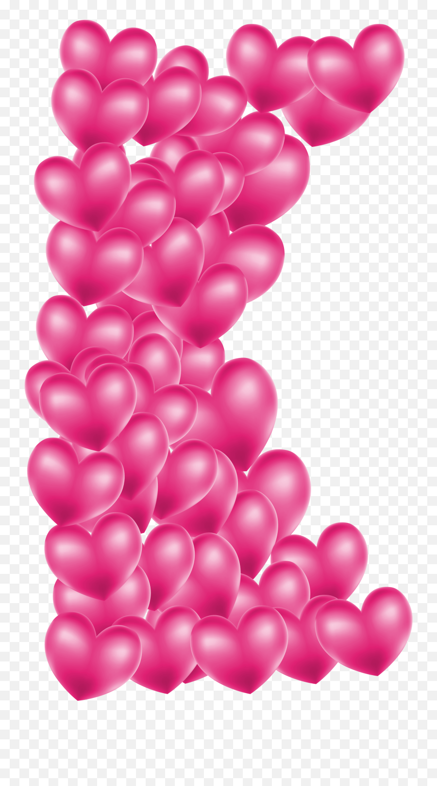 Valentines Day Pink Hearts Decor Png Clipart Heart Emoji,Caring Clipart