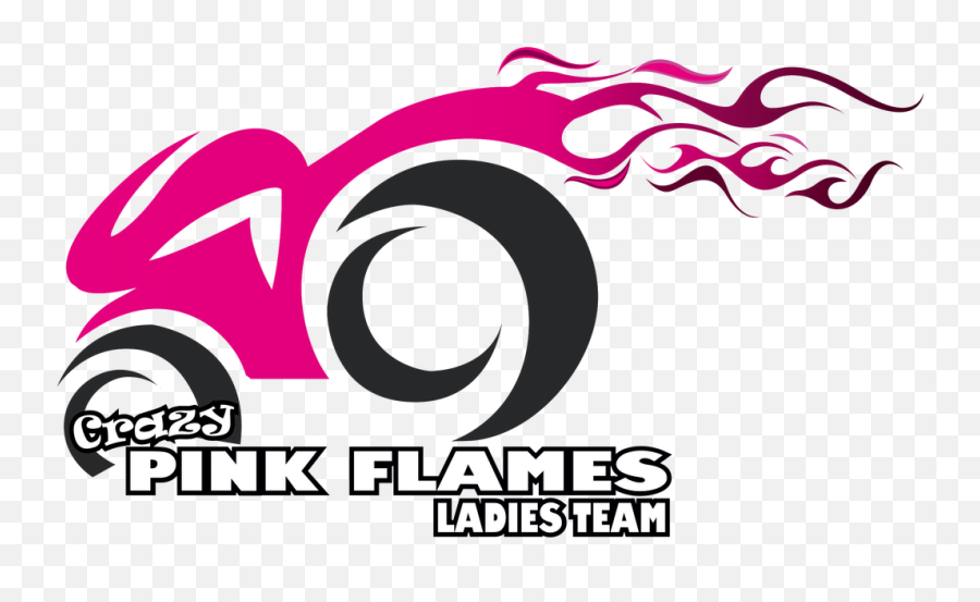 Crazy Pink Flames Emoji,Pink Ladies Logo