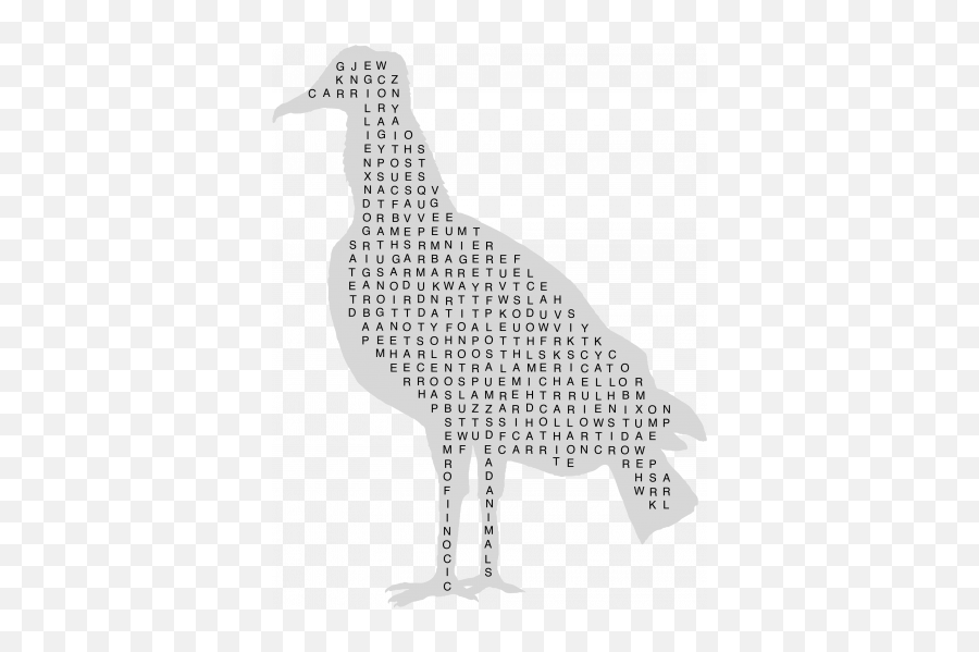 Illinois Natural History Survey Black Vulture Word Search Emoji,Vulture Png