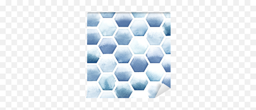 Hexagon Pattern Of Blue Colors On White Background Emoji,Hex Pattern Png