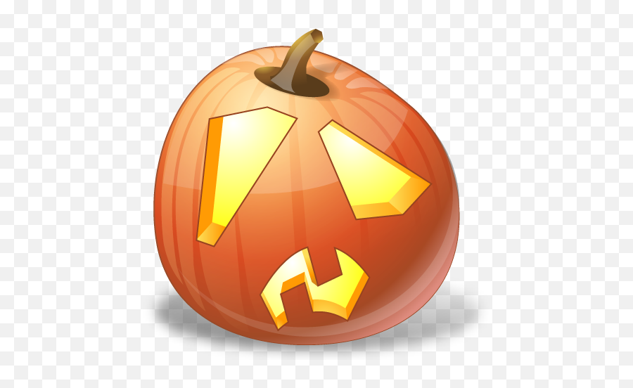 Shock Icon Vista Halloween Iconset Icons - Land Emoji,Pumpkin Emoji Transparent