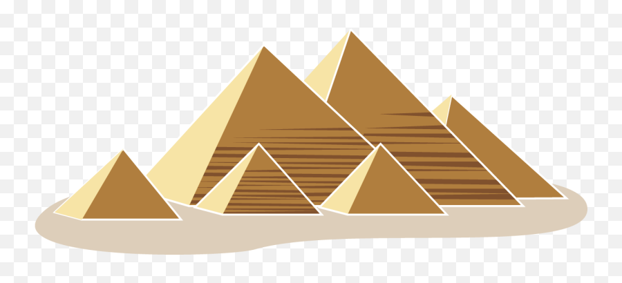 Free Transparent Egyptian Pyramids Png - Clipart Pyramid Png Emoji,Pyramid Clipart
