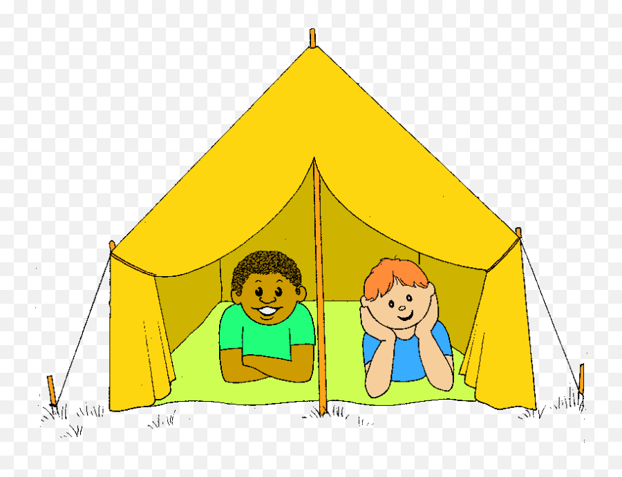 Tent Camping Clipart Kid - Camping Clipart Emoji,Camping Clipart
