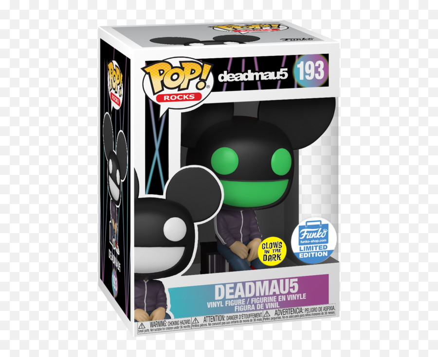 Deadmau5 Glow In The Dark - Deadmau5 Gitd Funko Pop Emoji,Deadmau5 Logo