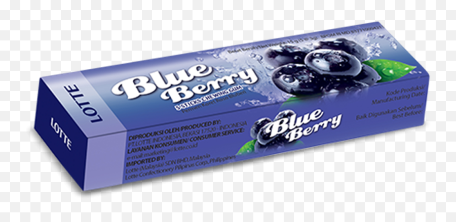 Lotte Stick Gums Blueberry - Beagley Copperman Confectionery Emoji,Blueberry Png