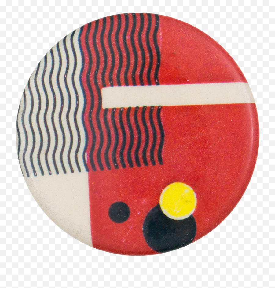 Red And White With Black Wavy Lines Busy Beaver Button Museum - Button Png Aesthetic Emoji,Wavy Lines Png