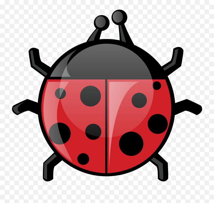 Circular Ladybug Clipart Free Download Transparent Png - Bug Emoji,Ladybug Clipart