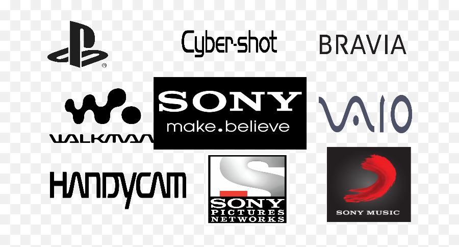 Sony Logo History - Vertical Emoji,Sony Wonder Logo