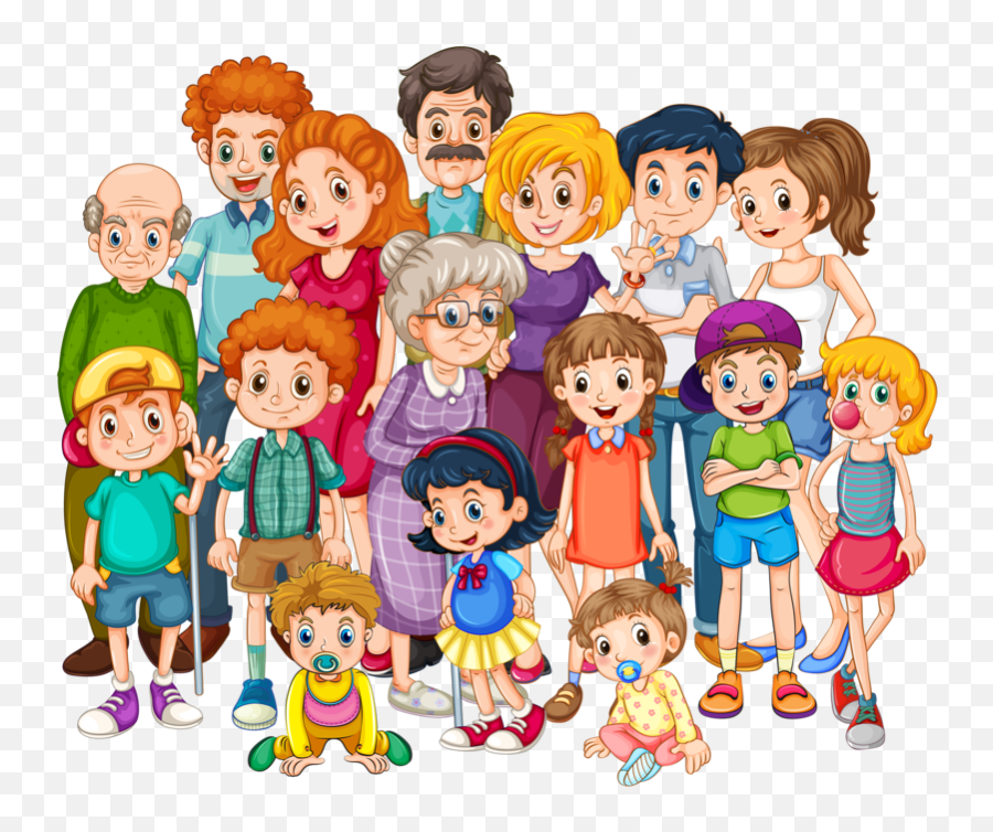 21 Moja Obitelj Ideas - Big Family Clipart Emoji,Family Clipart