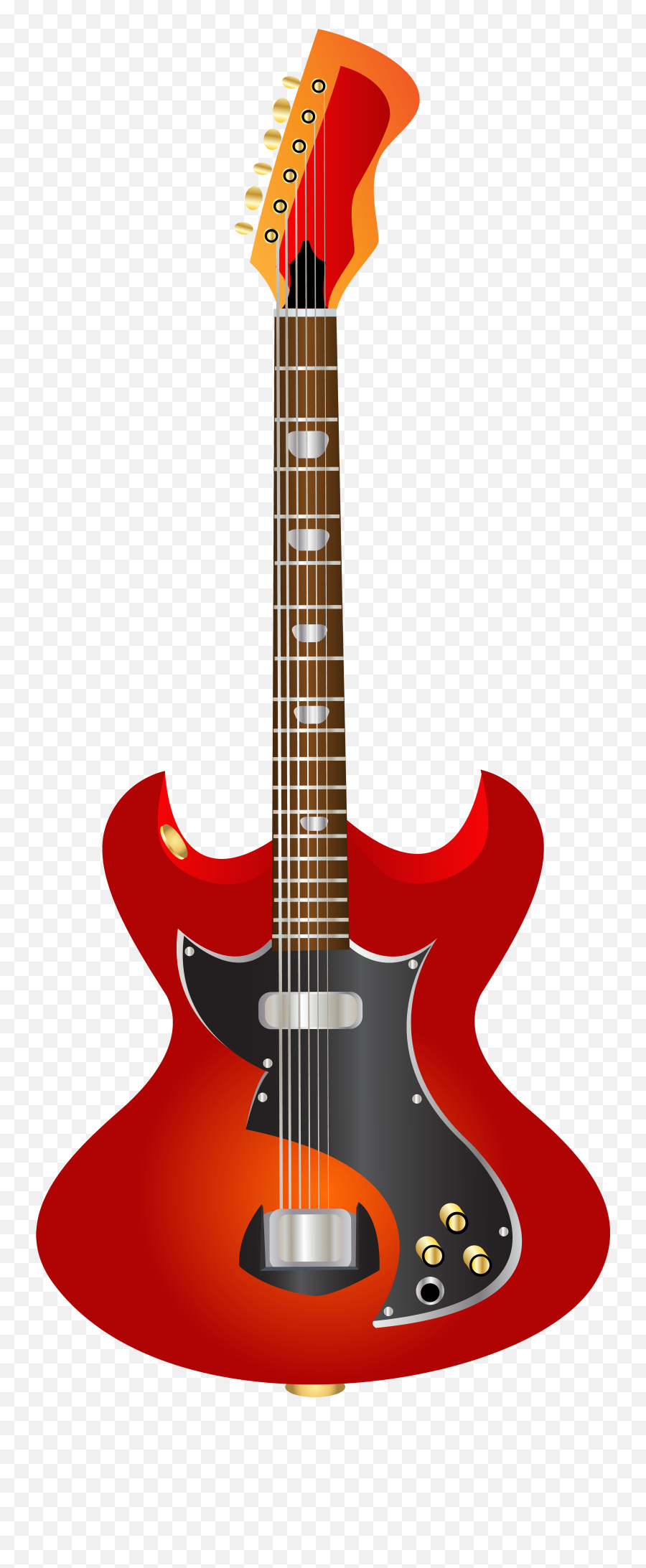 Guitar Png Clip Art - Musical Instruments Cliparts Png Emoji,Guitar Png