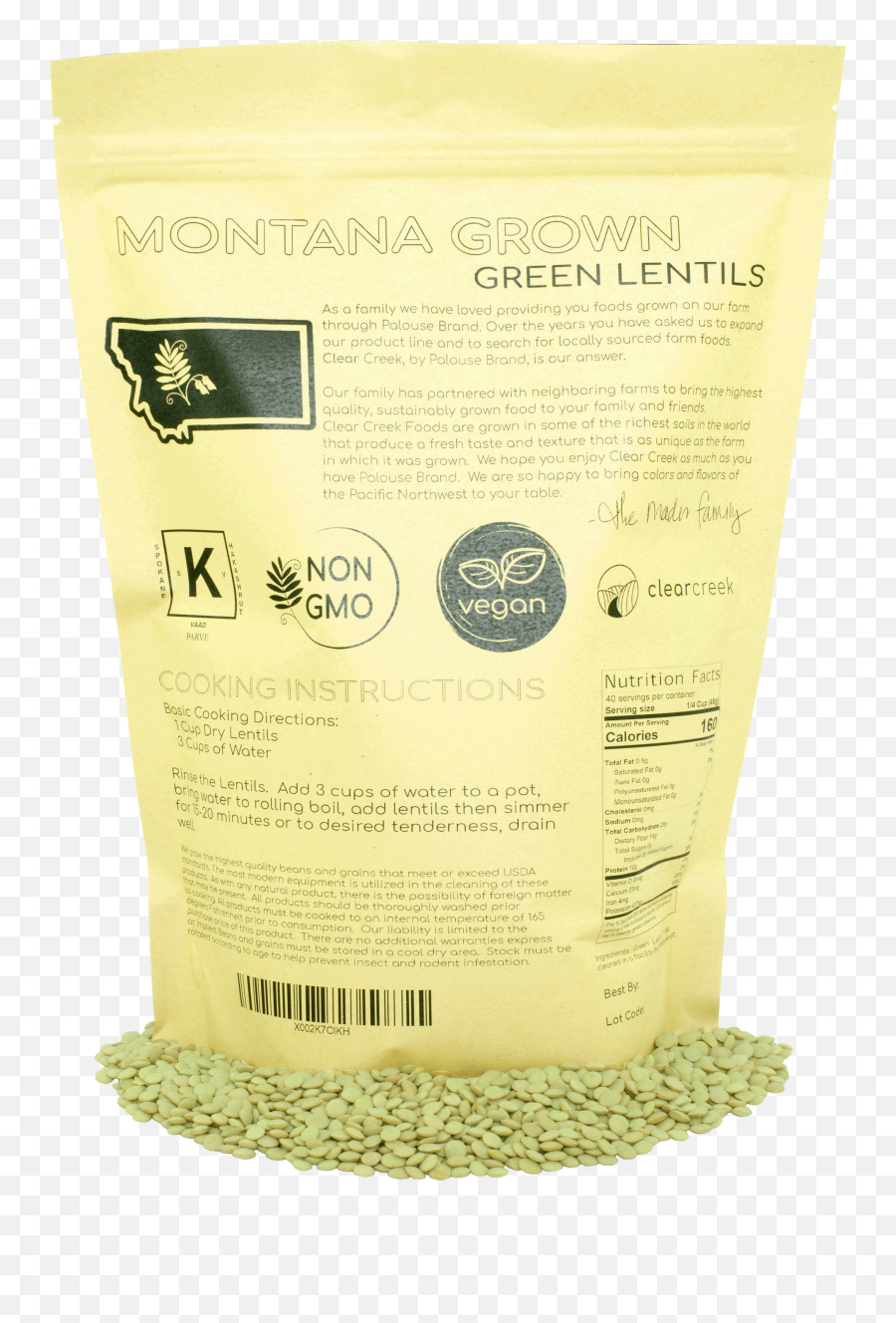 Montana Grown Green Lentils 4 Lbs Emoji,Transparent Water In Montana