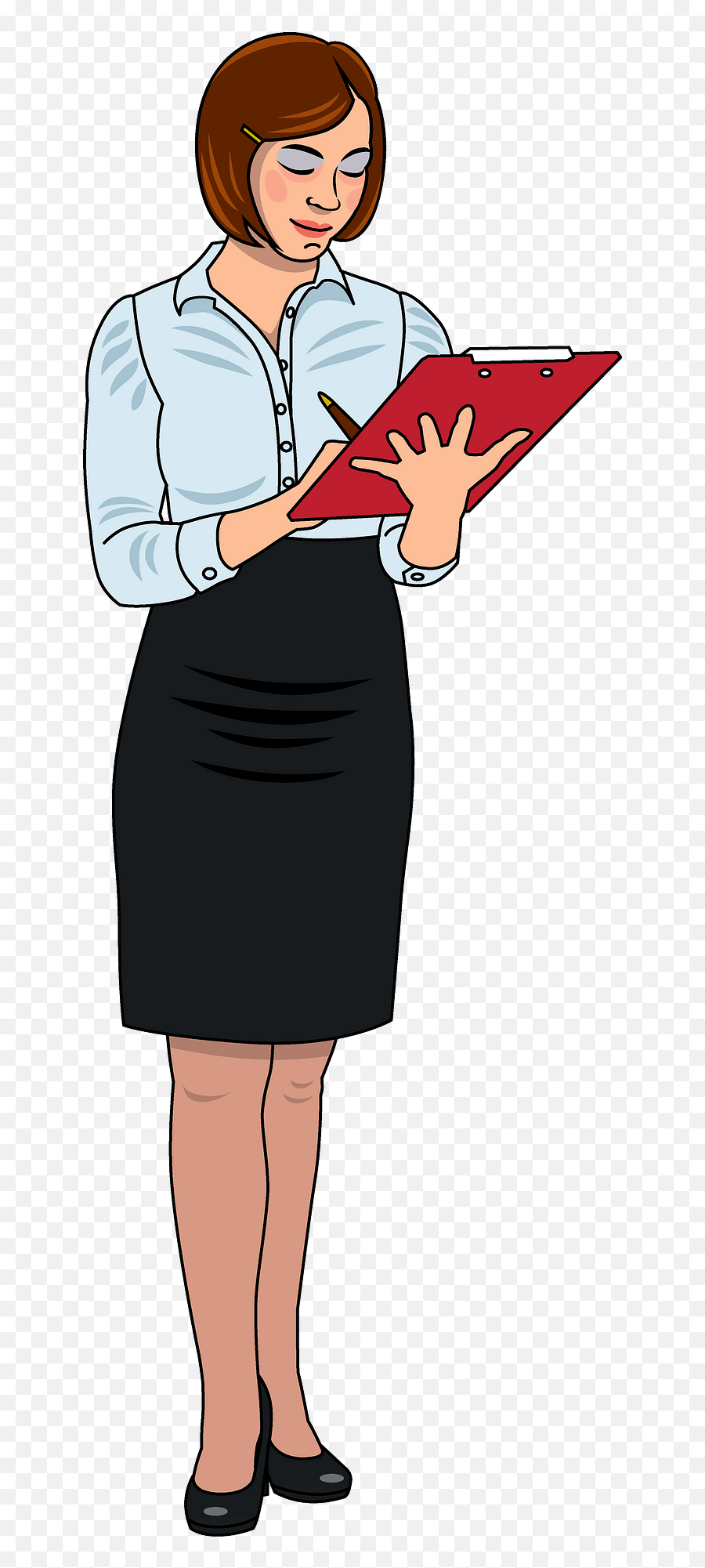 Secretary Clipart - For Women Emoji,Secretary Clipart