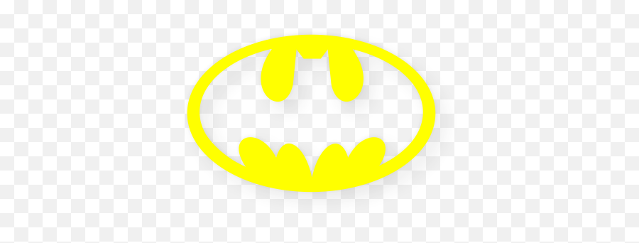 Batman Sticker 150mm Old Style Symbol Dark Knight Dc Comic - Batman Logo Duvar Kad Emoji,Batman 1989 Logo