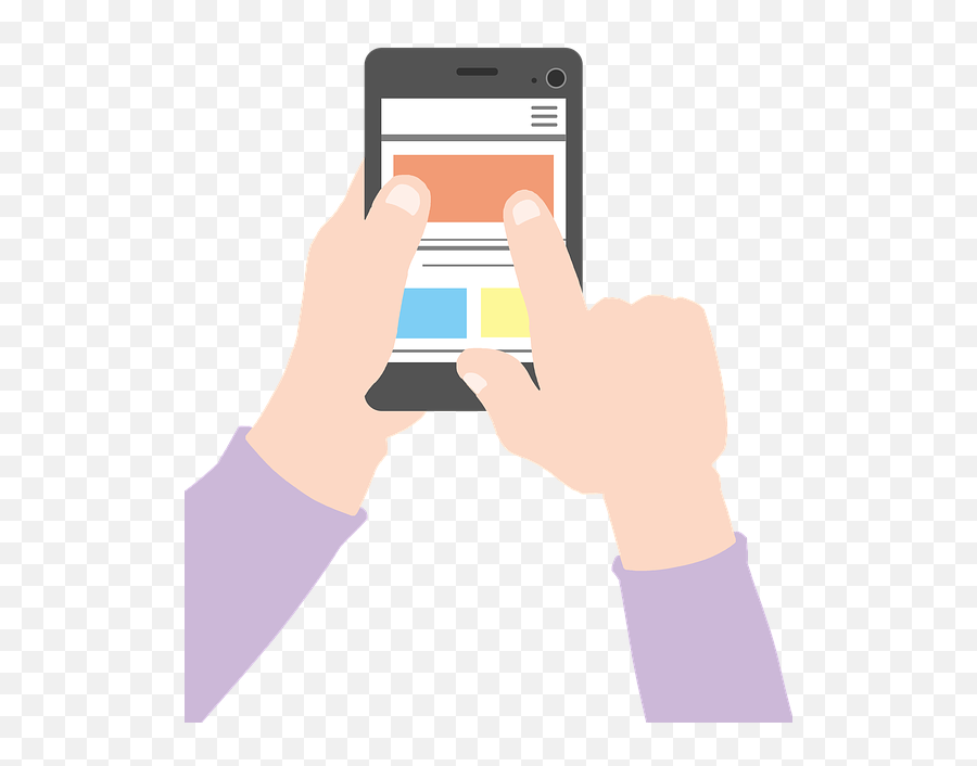Smartphone App News - Using Phone Clipart Emoji,App Png