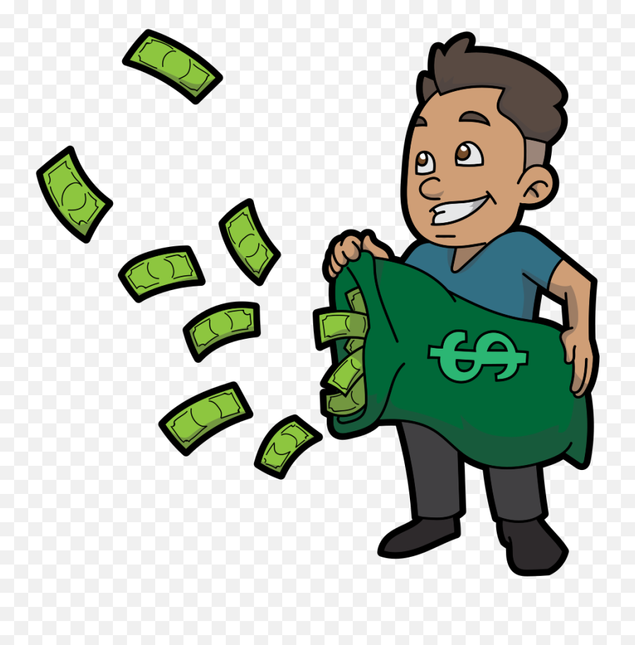Free Cartoon Money Png Download Free - Cartoon Man Money Png Emoji,Money Png