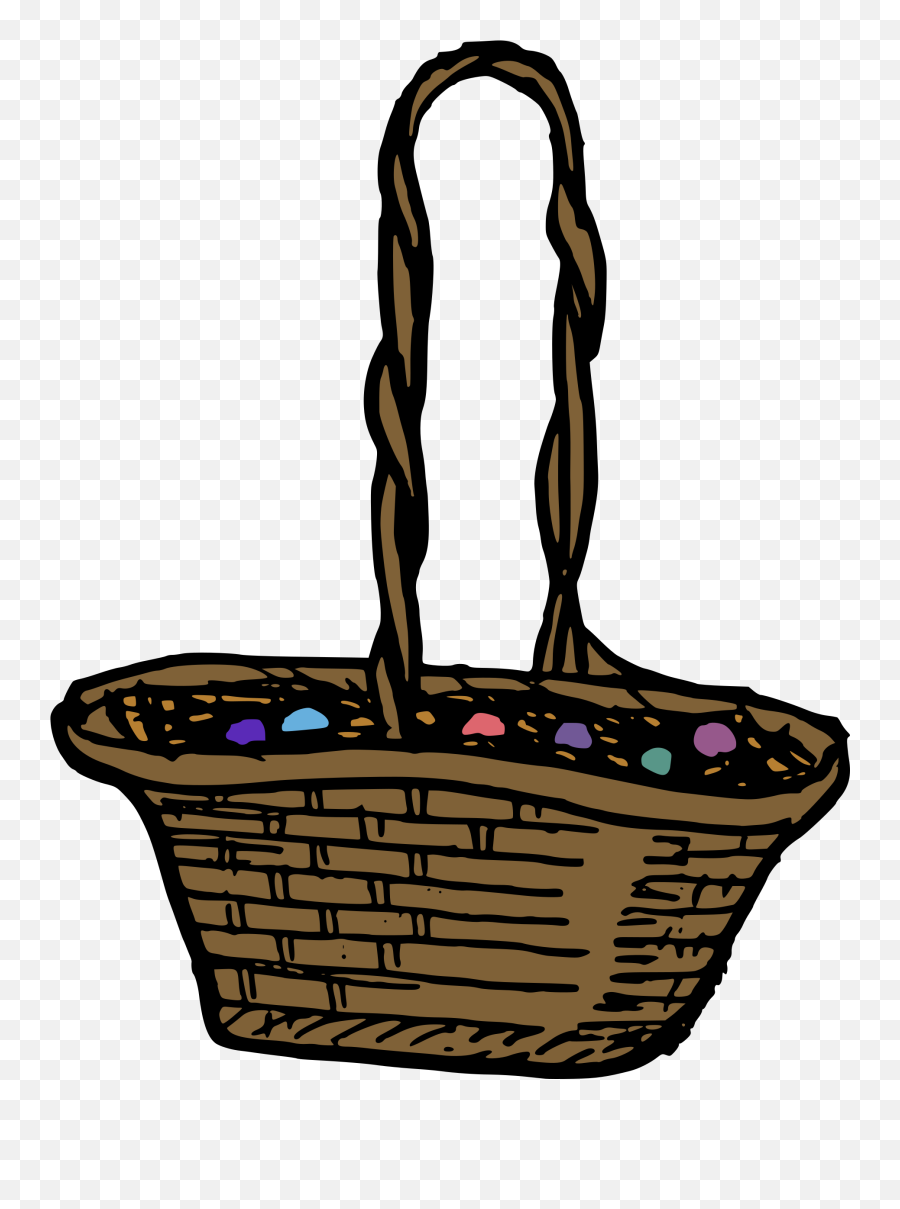 Big Image - Easter Basket Full Size Png Download Seekpng Decorative Emoji,Easter Basket Png
