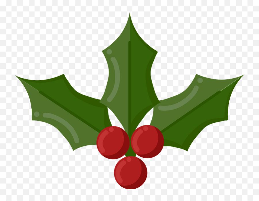 Mistletoe Clipart - American Holly Emoji,Mistletoe Clipart