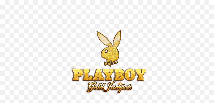 Playboy Gold Jackpots Slot - Playboy Logo Gold Png Emoji,Playboy Logo