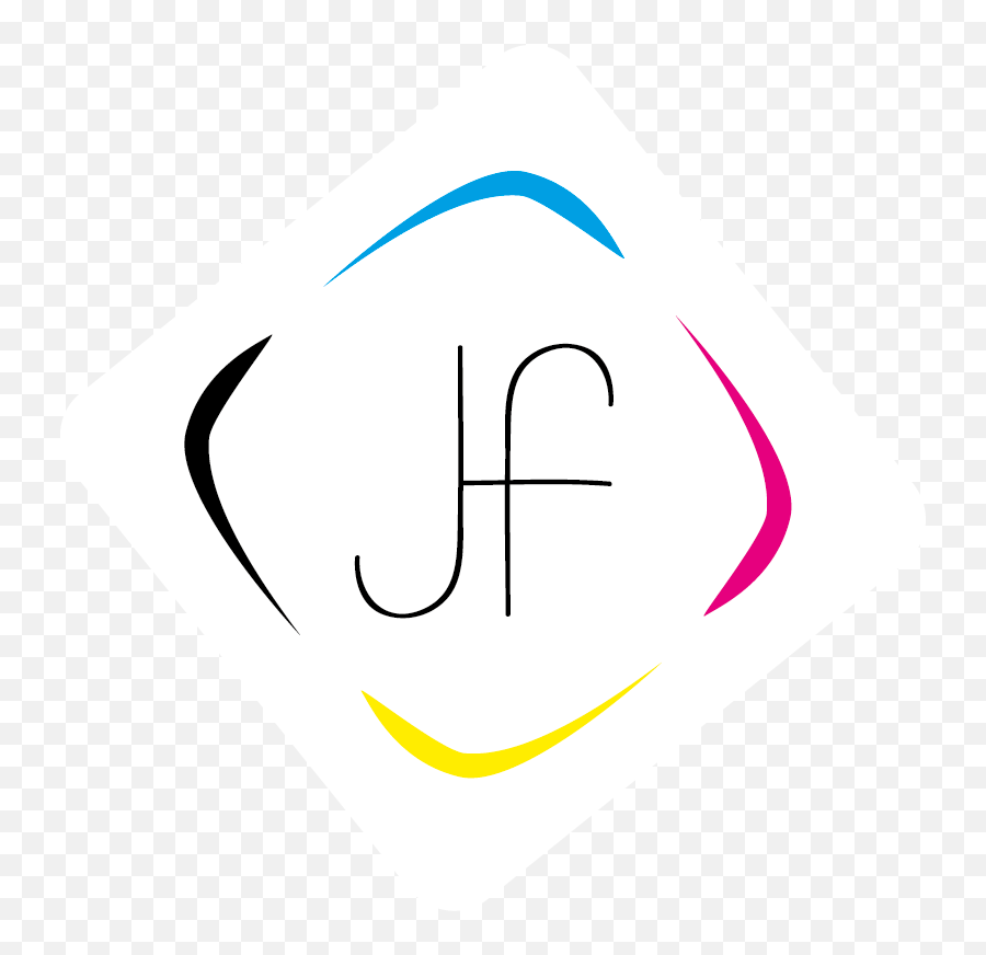 Jf Print Logo Design Illustrator - Dot Emoji,Illustrator Logo Design