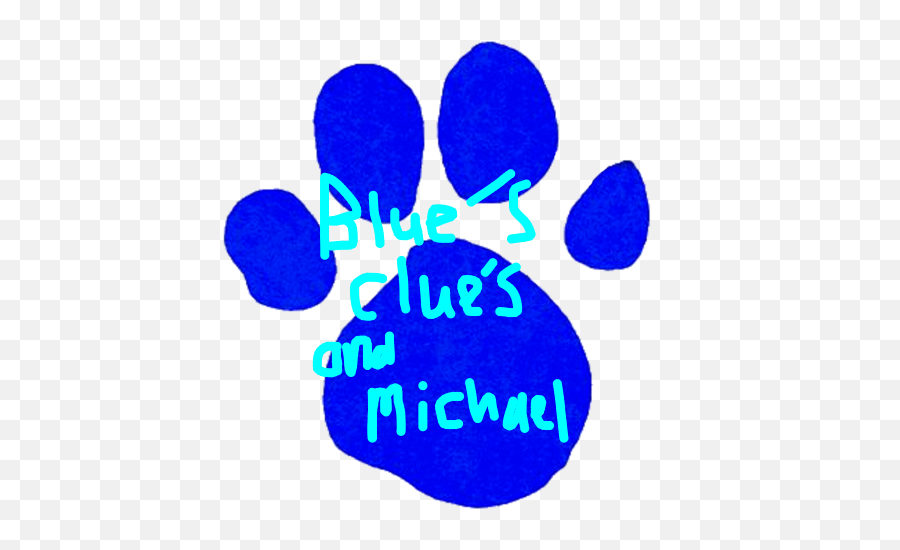 Blues Clues And Michael Logo Blues Clues Blues Michael - Dot Emoji,Clue Logo
