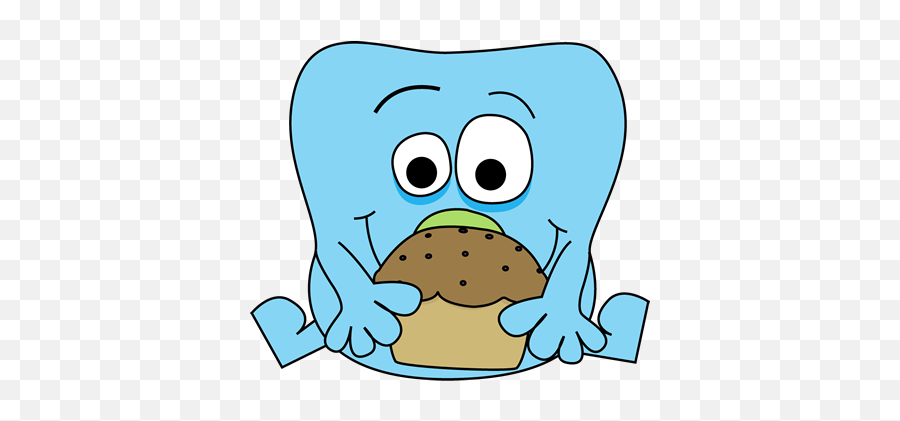 Monster With A Muffin - Muffin Eating Monster 400x340 Cute Clip Art Cute Pictures Of Monsters Emoji,Eating Clipart