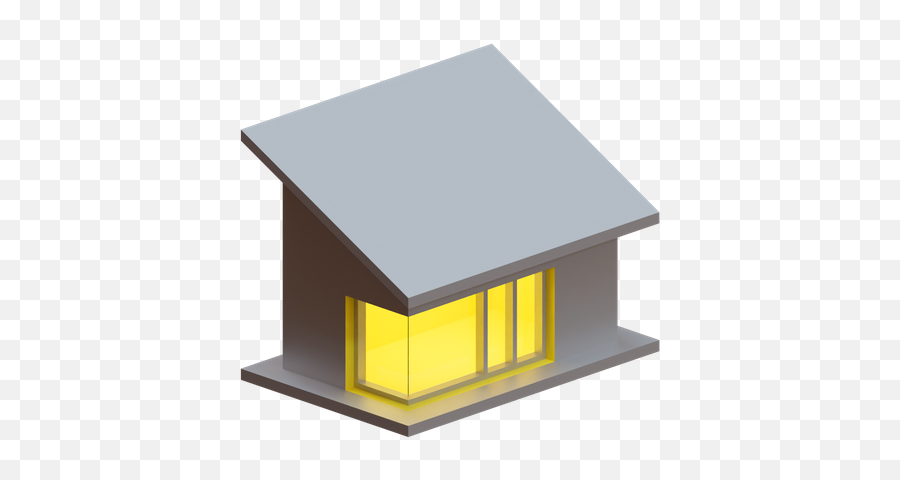 Premium Half Roof House 3d Illustration Download In Png Obj Emoji,Roof Png