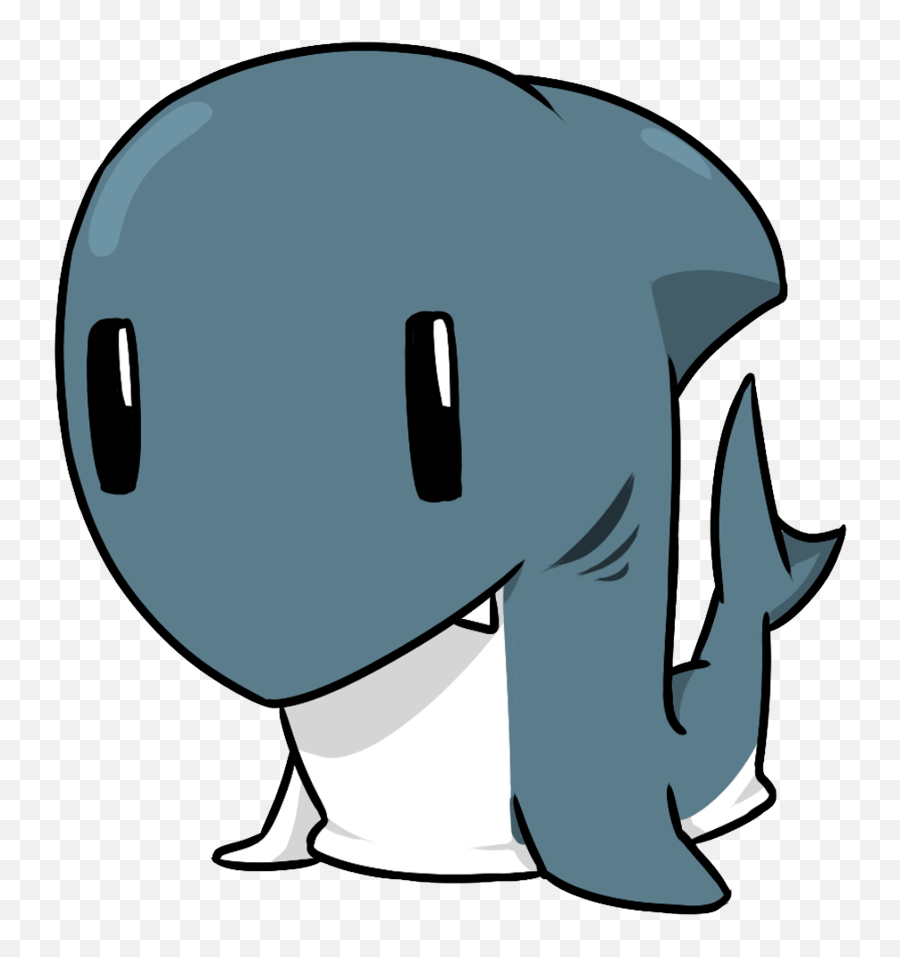 Download Shark Cartoon Transparent - Cartoon Shark Emoji,Cartoon Shark Png