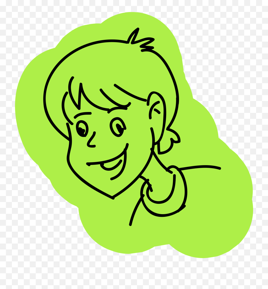 Happy Kid Drawing On Green Background Free Image Download Emoji,Happy Child Clipart