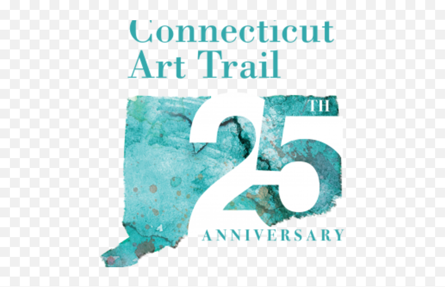 Made In Connecticut Celebrating 25 Years Of The Ct Art Trail Emoji,25 Years Logo