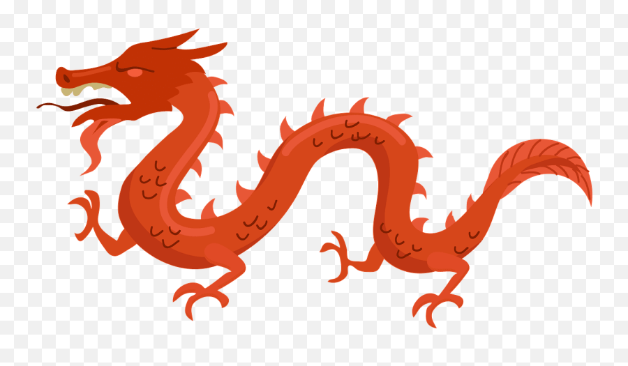 Chinese Dragon Clipart Transparent Free - Clipart World Emoji,Green Dragon Clipart