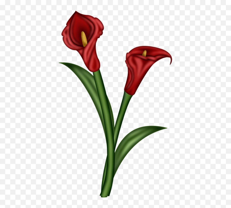 Flower Illustration Red Clipart - Full Size Clipart Emoji,Altar Flowers Clipart