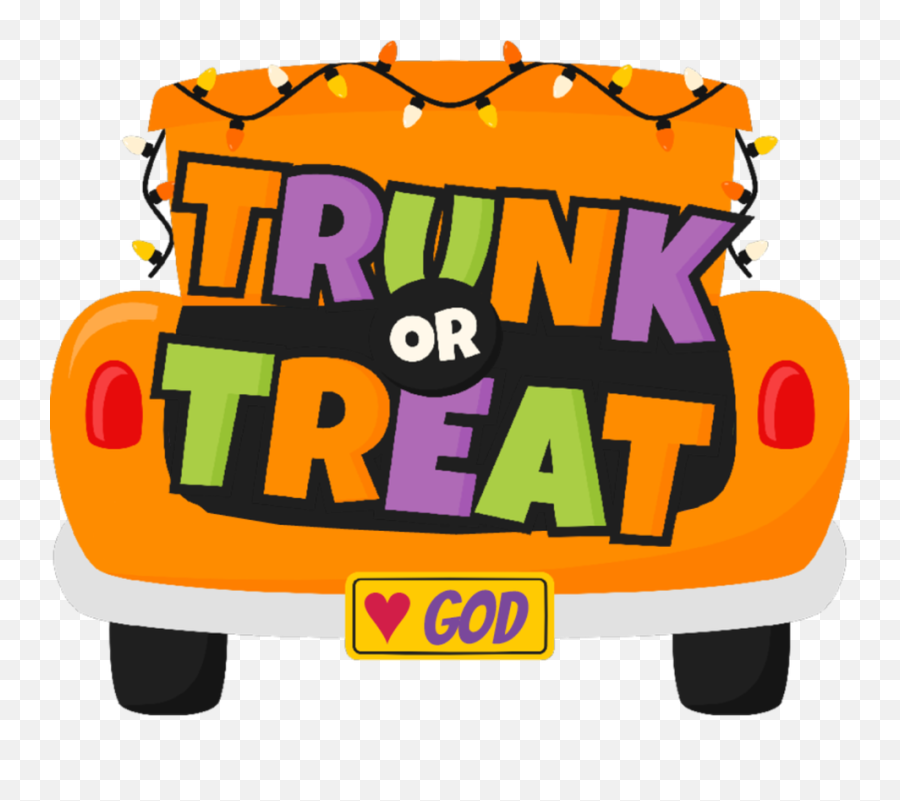 Trunk Or Treat Clipart Png - Happy Emoji,Trick Or Treat Clipart