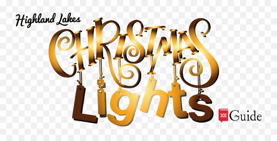 Highland Lakes Christmas Lights Guide - Language Emoji,Lights Png