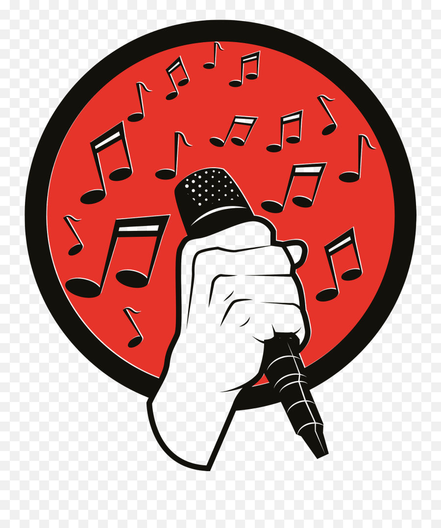 Hand Microphone Clipart - Microphone Clipart Emoji,Microphone Clipart