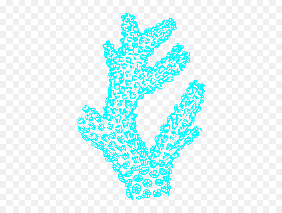 Bluecoral Clip Art At Clker - Transparent Background Coral Clipart Transparent Emoji,Coral Clipart