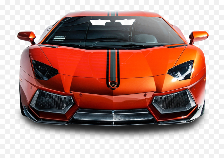 Lamborghini Car Front Png Transparent - Transparent Cars Front View Emoji,Car Transparent Background