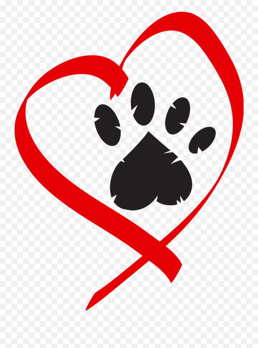 Library Of Love Dog Clip Art Stock Png Files Clipart - Heart Transparent Background Paw Print Emoji,Love Clipart