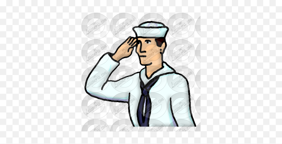 Sailor Picture For Classroom Therapy Use - Great Sailor Peaked Cap Emoji,Sailor Clipart