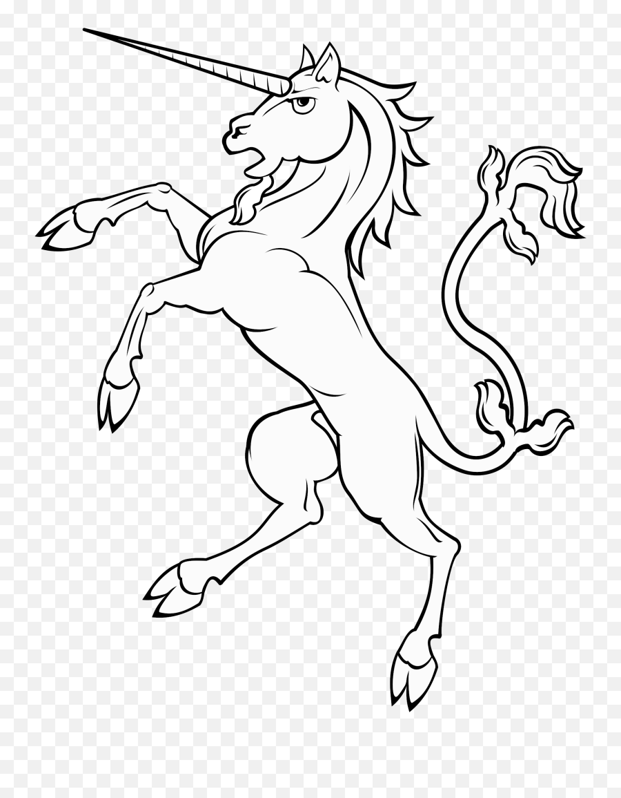 Clipart Standing Unicorn - Mythical Creature Emoji,Unicorn Clipart