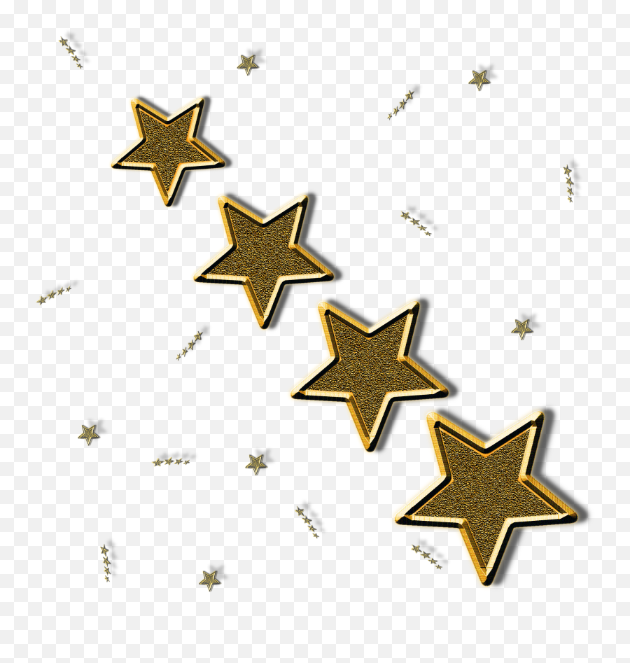 Gold Stars Png - Girly Emoji,Gold Stars Png