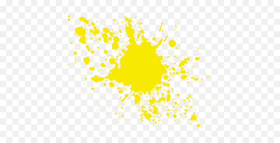 Download Yellow Paint - Yellow Paint Splatter Png Full Paint White Overlay Emoji,Splatter Png