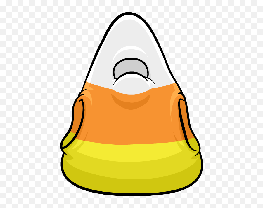 Candy Corn Club Penguin Candy Yellow - Candy Corn Club Penguin Emoji,Candy Corn Png