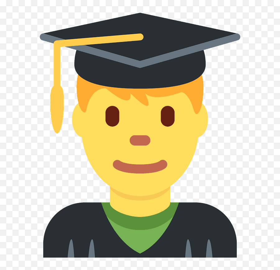Man Student Emoji Clipart Free Download Transparent Png,Graduation Clipart Free