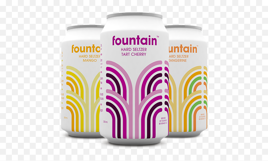 Fountain Hard Seltzers - Vegan U0026 Gluten Free Low Carb Emoji,Fountain Drink Png