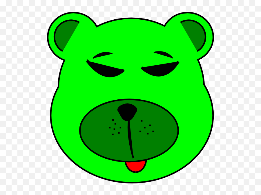 Green Bear Clip Art 118662 Free Svg Download 4 Vector Emoji,Free Bear Clipart