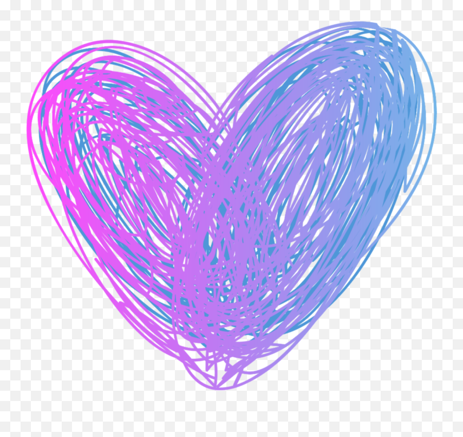 Scribble Heart Sticker By Nwright8513 Emoji,Scribble Heart Png