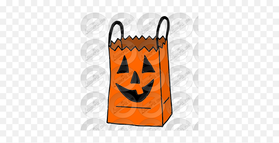 Trick Or Treat Bag Picture For - Happy Emoji,Trick Or Treat Clipart