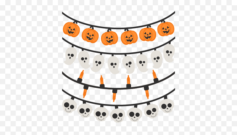 Pin On Freebies - Transparent Halloween Lights Clipart Emoji,Free Svg Clipart For Cricut