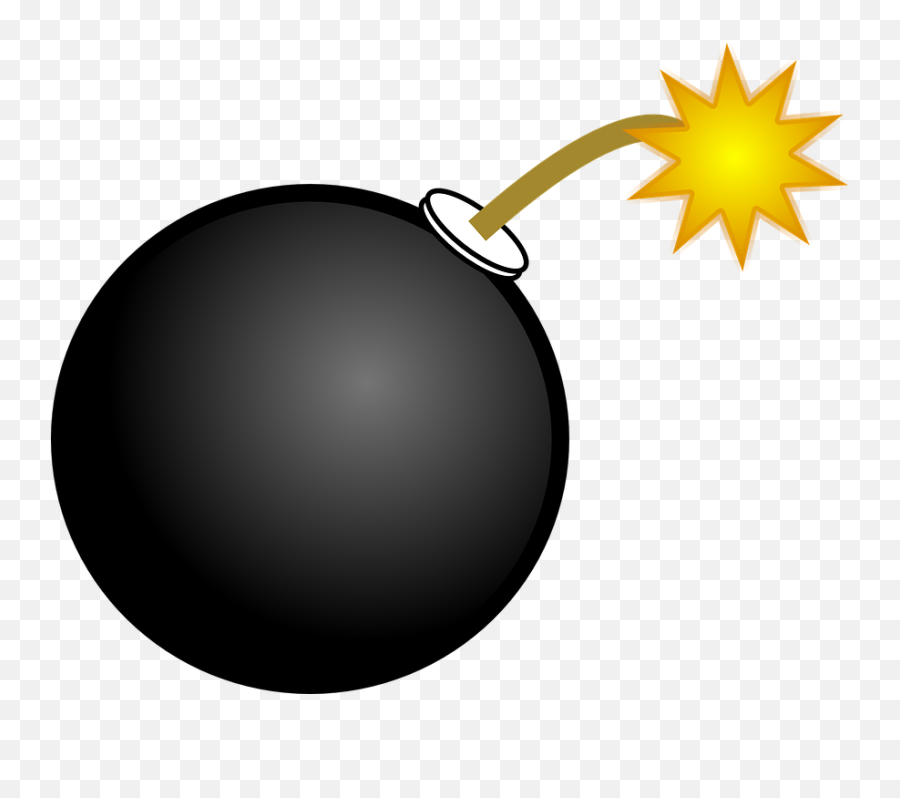Explosion Clipart Png - Cartoon Bomb Transparent Background Emoji,Clear Png