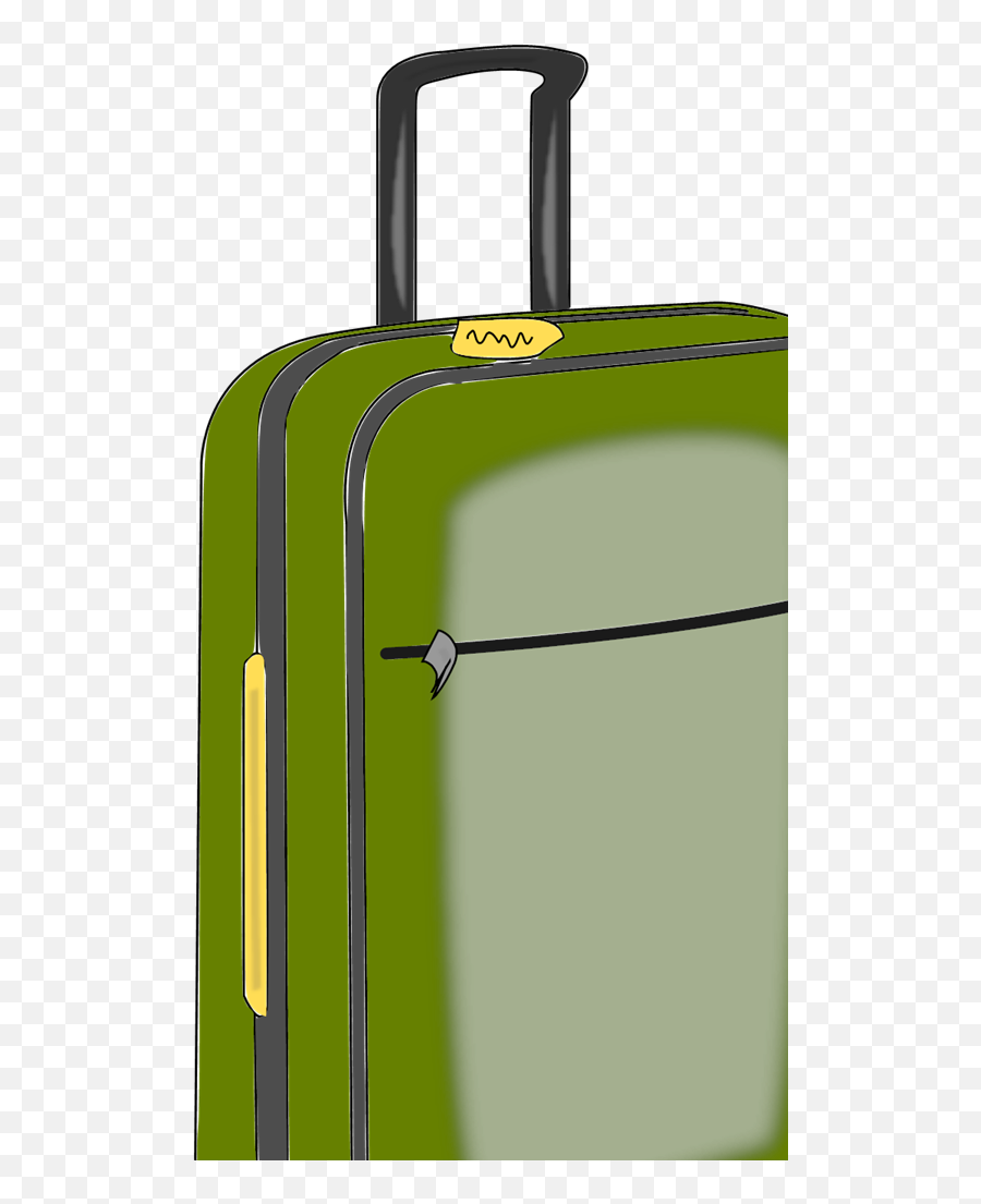 Green Luggage Clip Art - Solid Emoji,Luggage Clipart